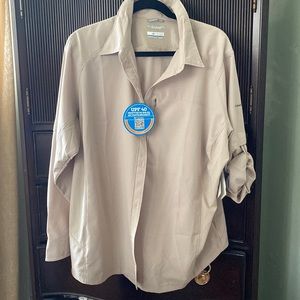 Columbia silver ridge LS shirt